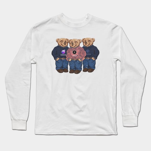 Cosmos Bears Long Sleeve T-Shirt by CosmonautAlec